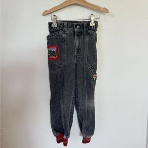 Vintage little Levi's Kids Gray Jeans with Red Details